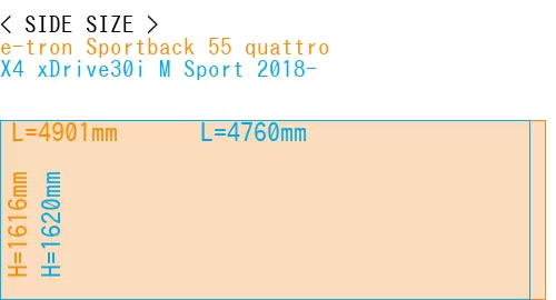 #e-tron Sportback 55 quattro + X4 xDrive30i M Sport 2018-